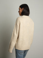 maglione lory girocollo - Panna