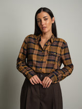 Camicia check - Senape