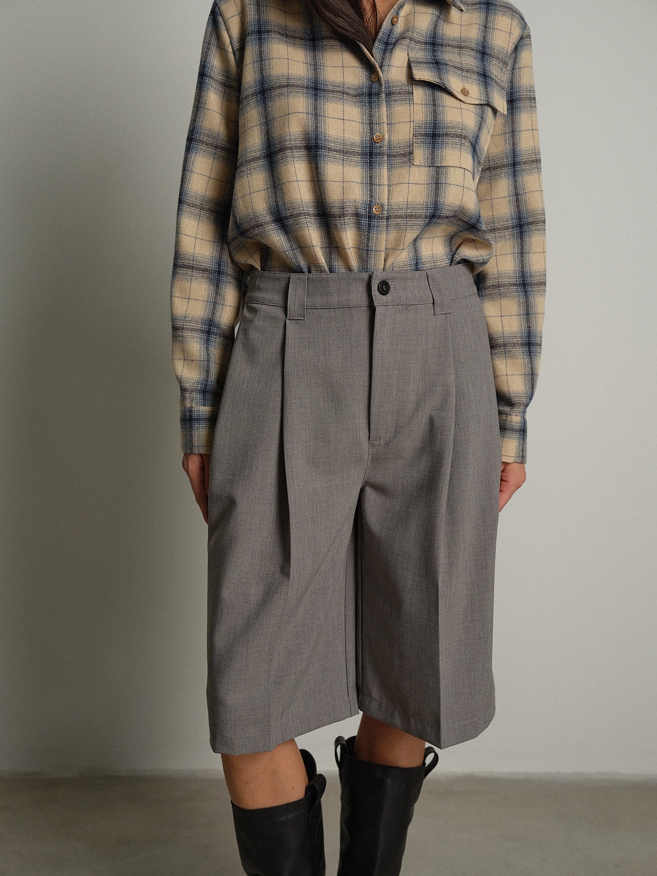 Bermuda Clara - Grigio perla