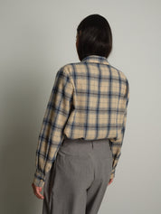 Camicia check - Panna