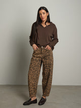 Jeans maculato - Beige