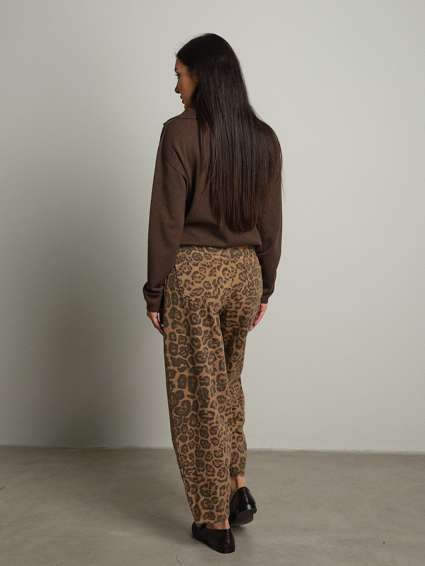 Jeans maculato - Beige