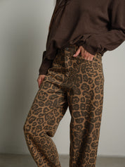 Jeans maculato - Beige