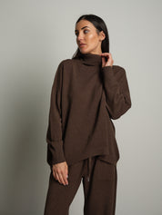 completo in maglia dolcevita - Caffè