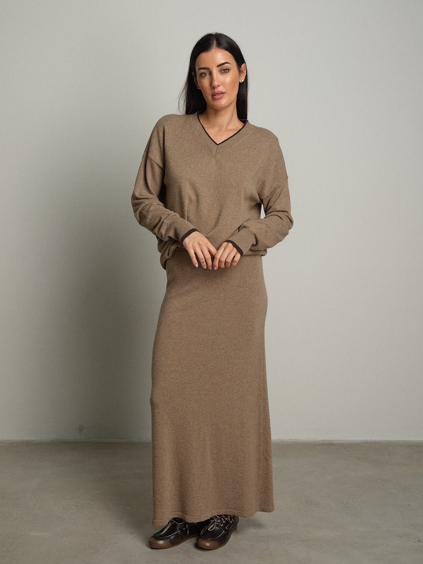 pull in maglia betty - Tortora