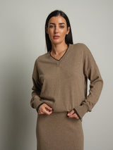 pull in maglia betty - Tortora
