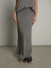 gonna in maglia betty - Grigio
