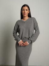 pull in maglia betty - Grigio