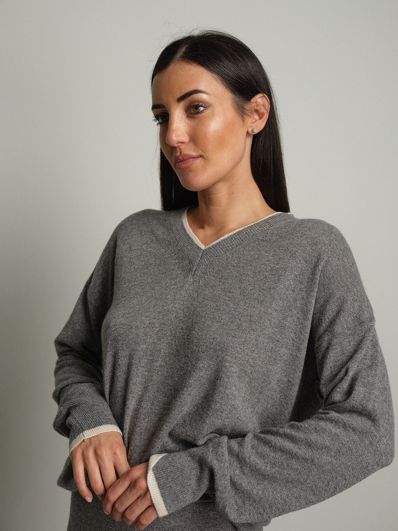 pull in maglia betty - Grigio