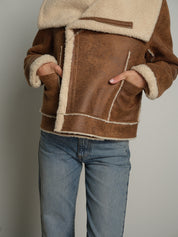 Montone double face - Cammello