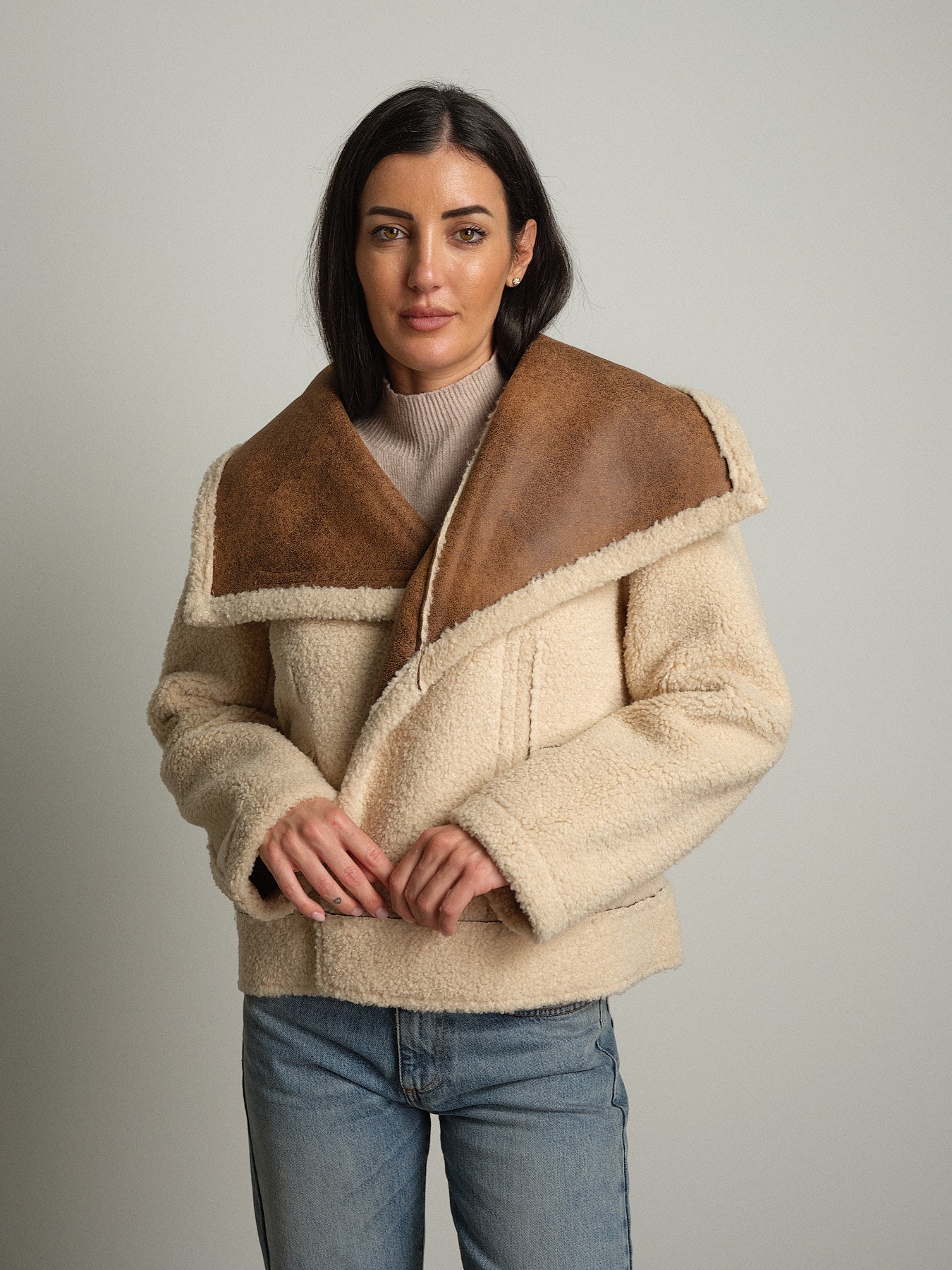 Montone double face - Cammello