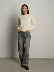Pullover basic - Panna