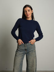 Pullover basic - Blu notte