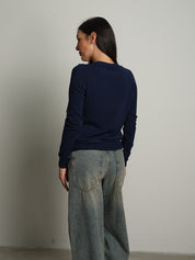 Pullover basic - Blu notte
