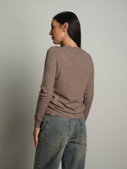 Pullover basic - Tortora