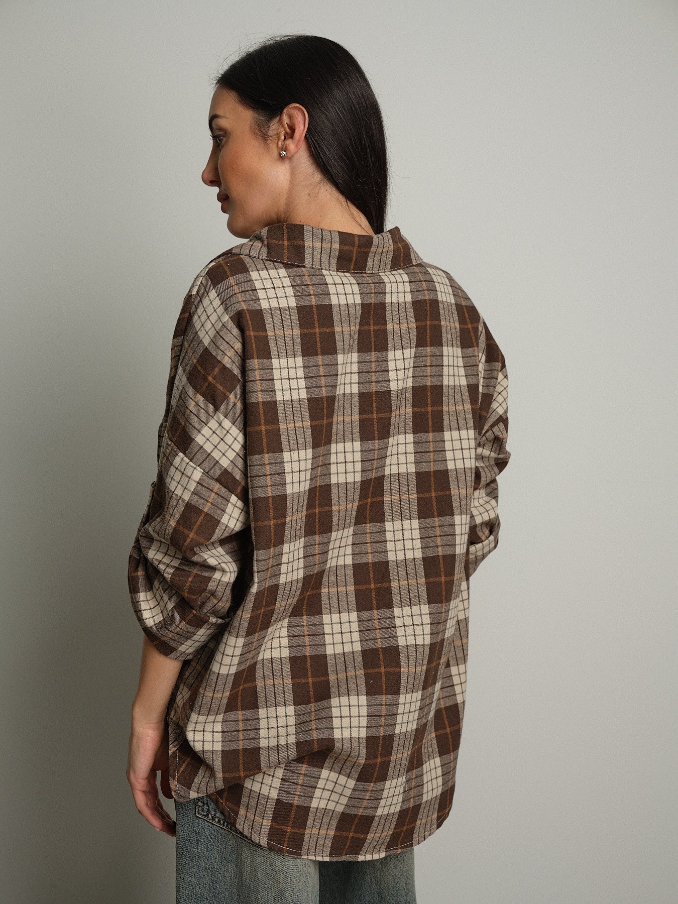camicia check - moro
