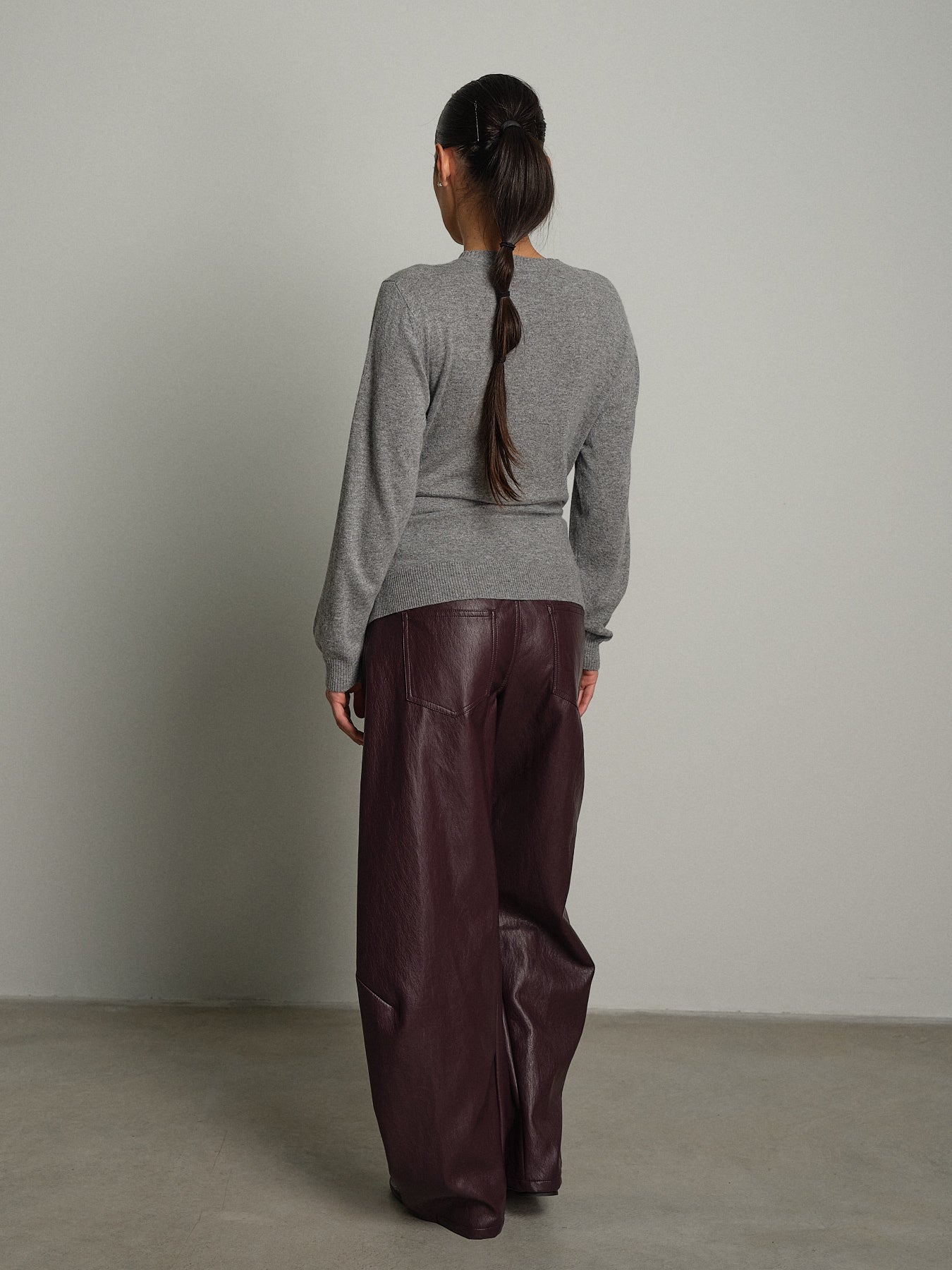 Pullover fascia in vita - Grigio