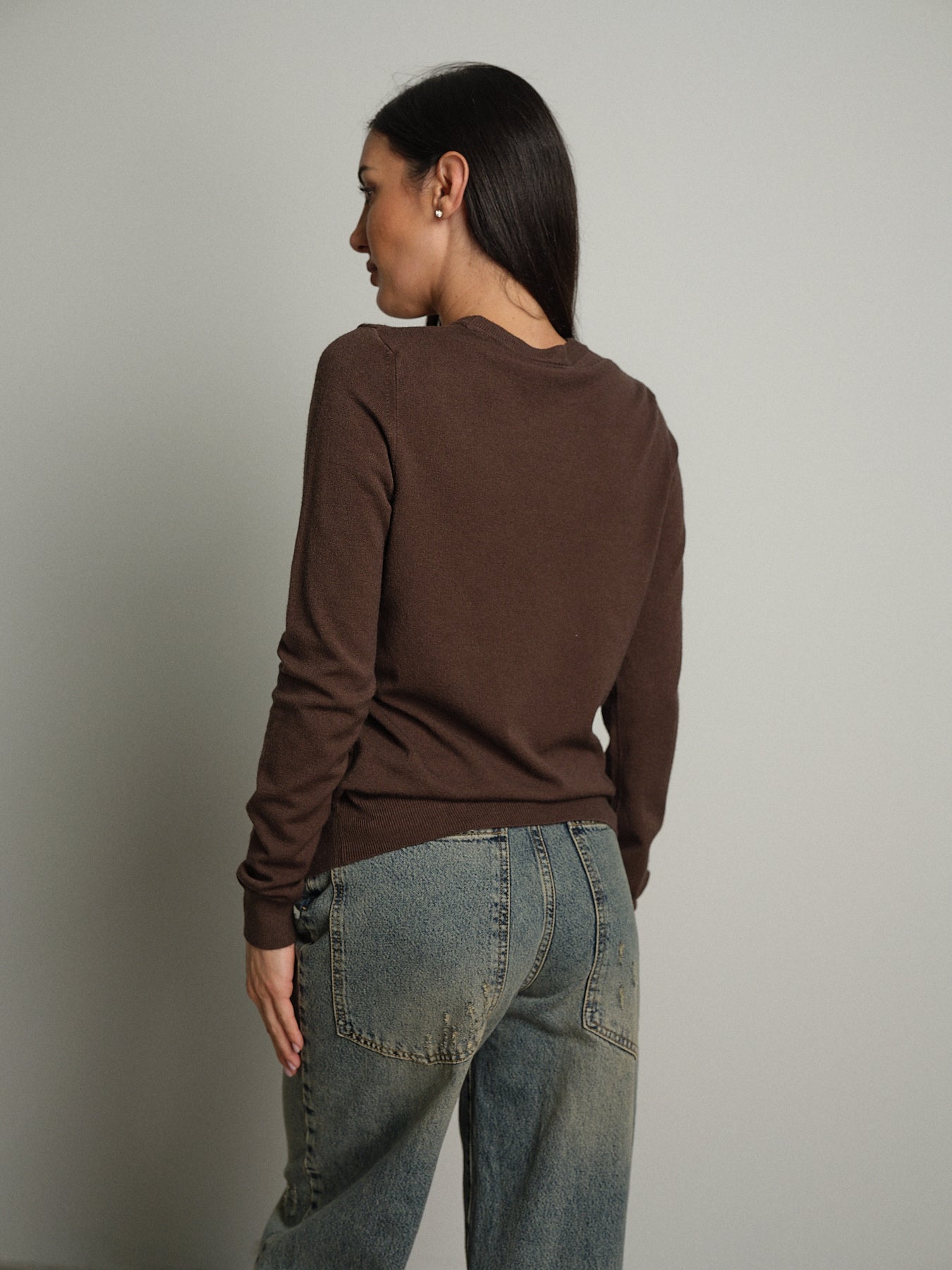 Pullover basic - moro
