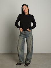 Pullover basic - Nero