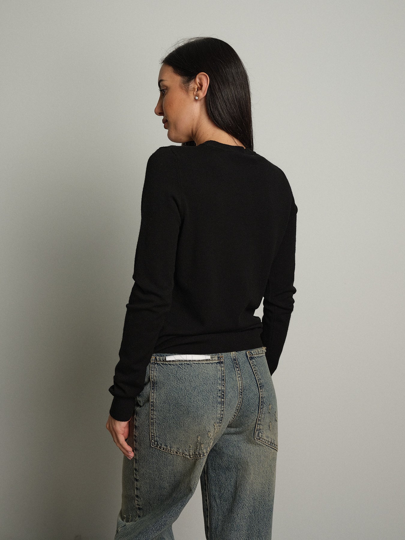 Pullover basic - Nero
