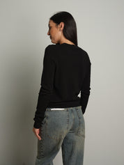 Pullover basic - Nero