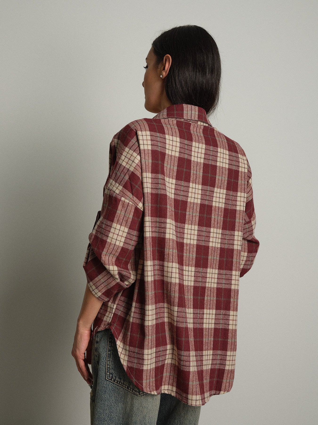 camicia check - Vinaccia