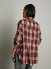 camicia check - Vinaccia