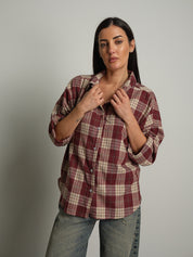camicia check - Vinaccia