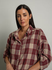 camicia check - Vinaccia