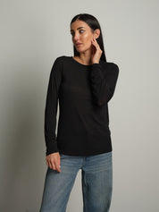 cashmerina girocollo - Nero