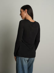 cashmerina girocollo - Nero