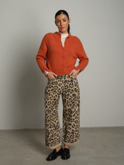 Cardigan angora - Arancio