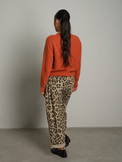 Cardigan angora - Arancio