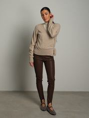 Cardigan ballerina - Beige