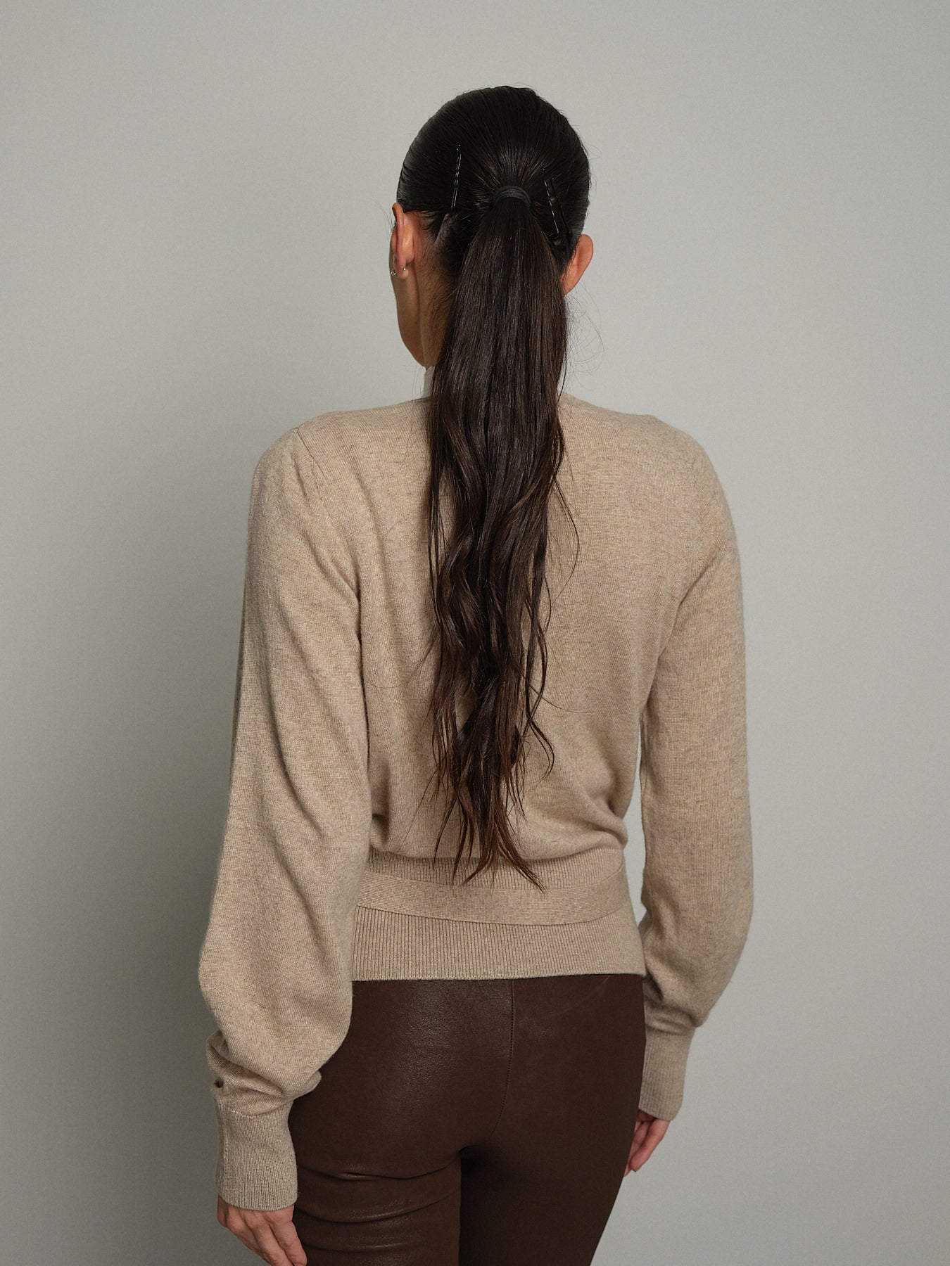 Cardigan ballerina - Beige