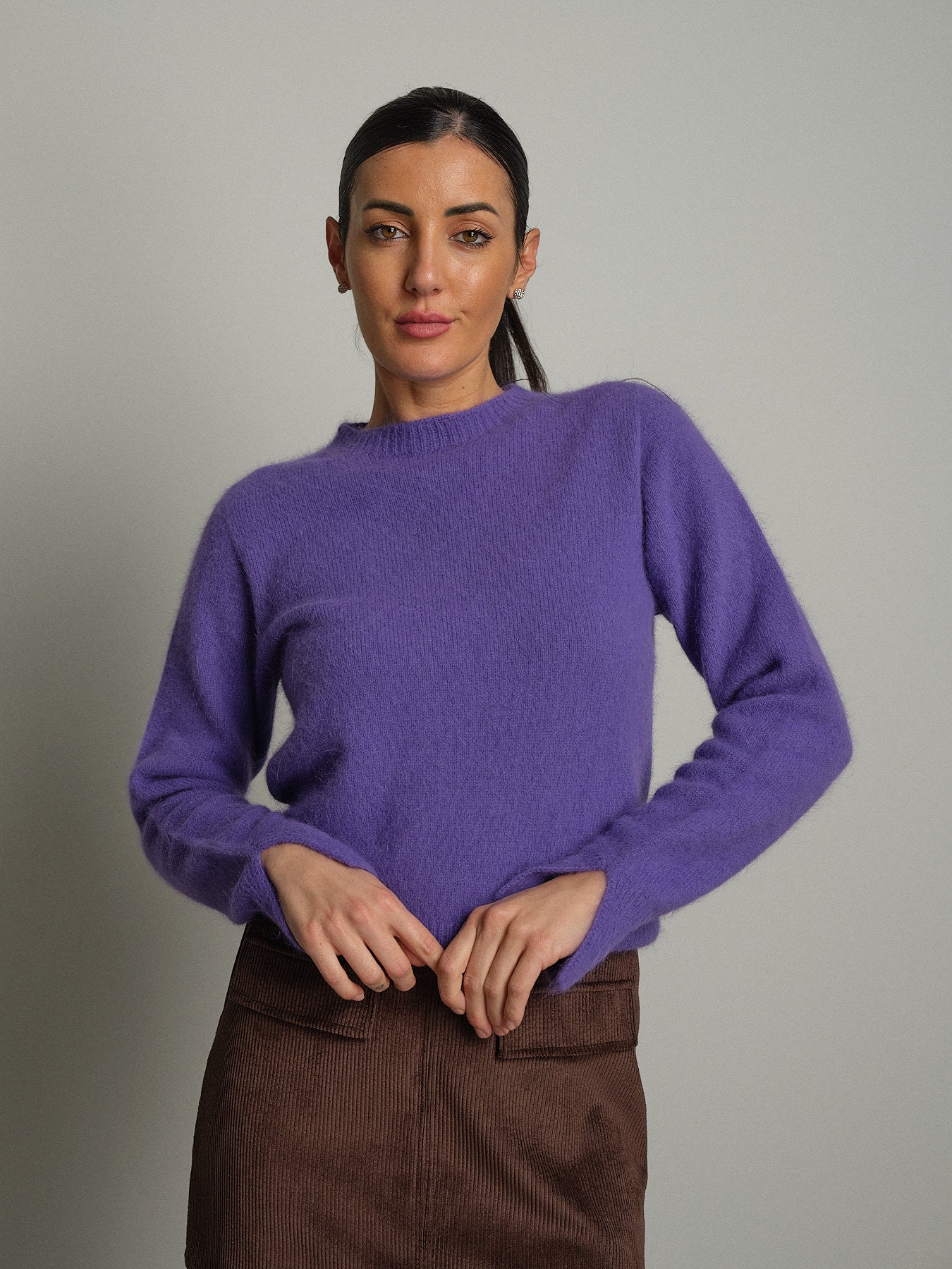Pullover angora PREORDINE 03/11 - viola