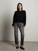 Pullover cuciture esterne - Nero