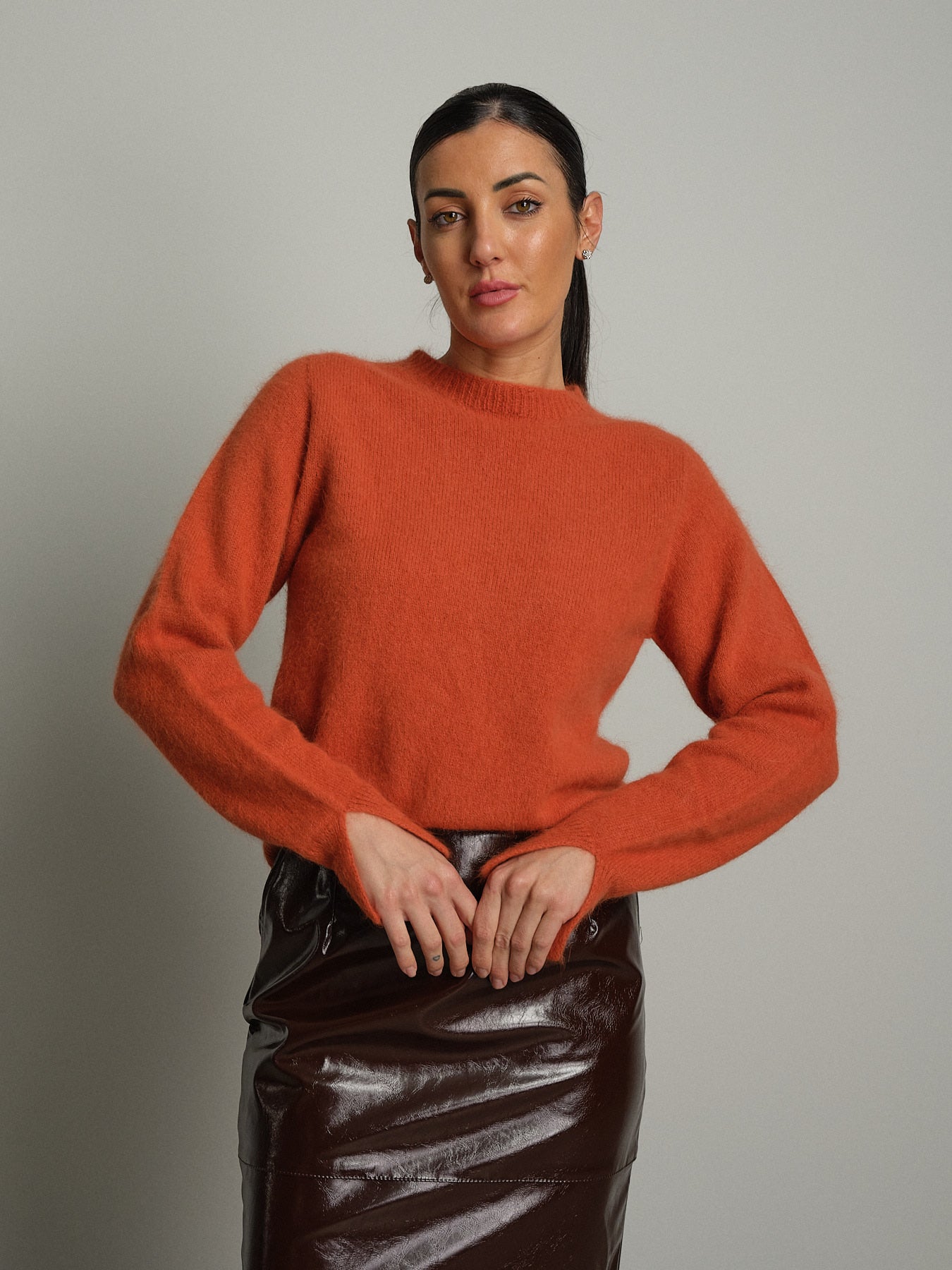 Pullover angora PREORDINE 03/11 - Arancio