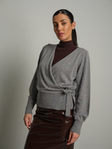 Cardigan ballerina - Grigio