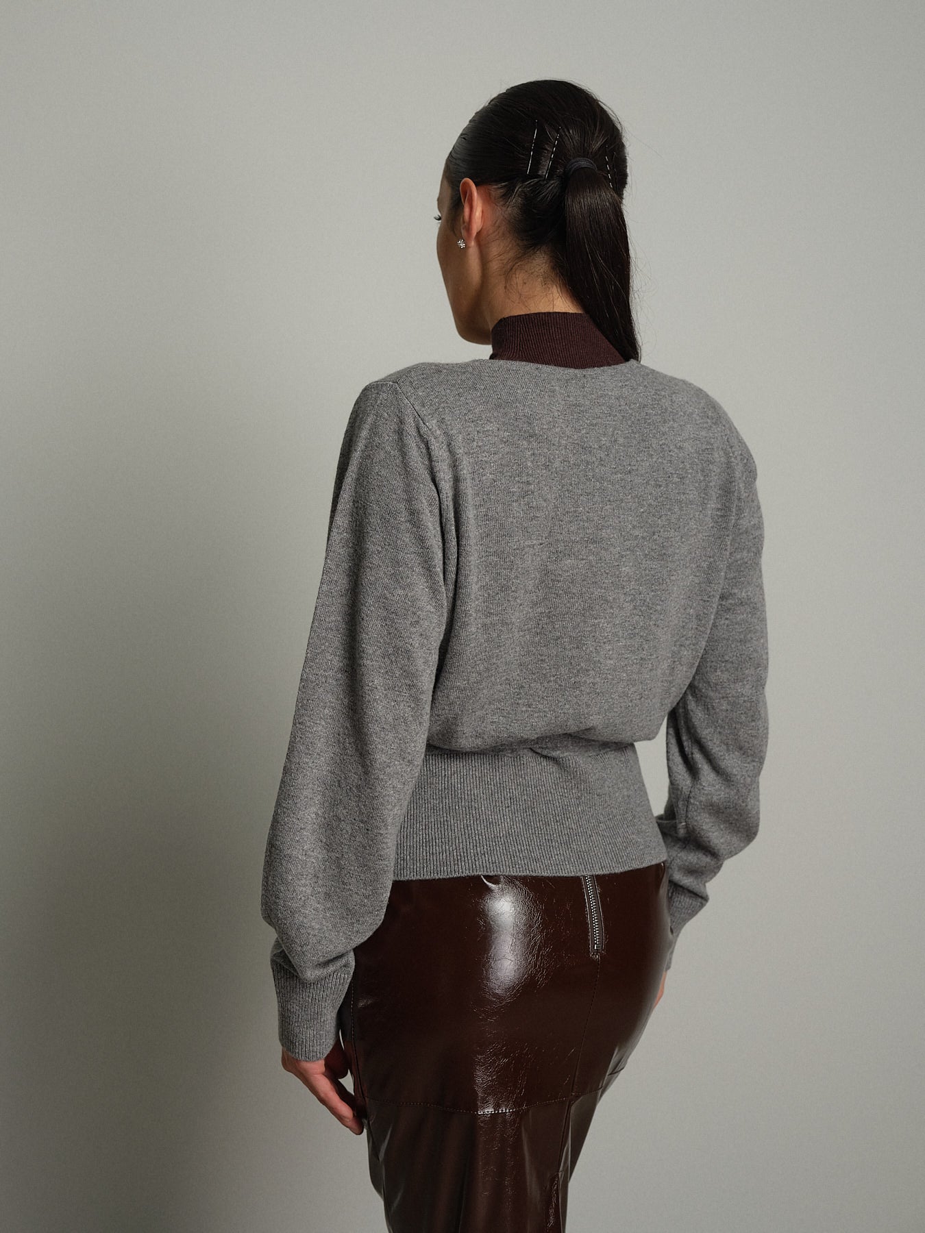 Cardigan ballerina - Grigio