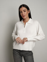 Polo zip - Panna