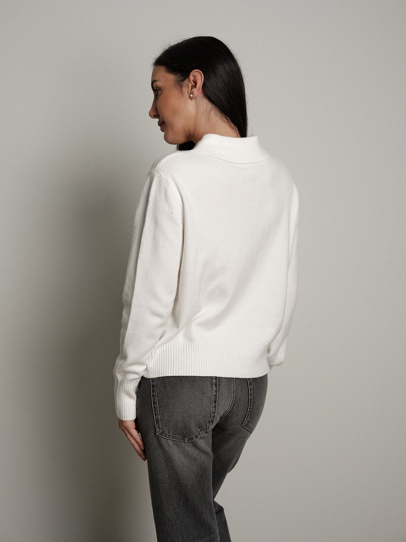 Polo zip - Panna