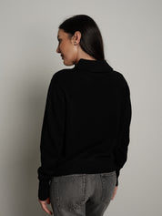 Polo zip - Nero