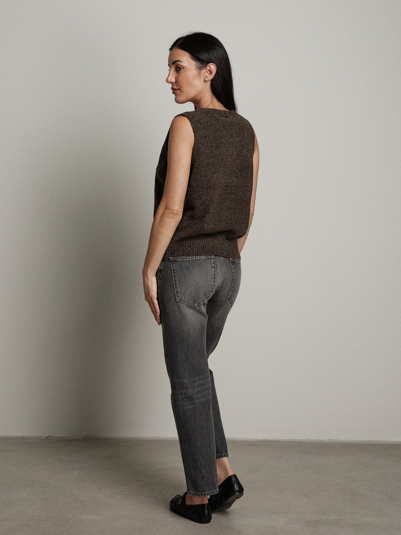 Gilet cardigan scollo v - moro