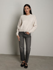 Pullover cuciture esterne - Burro