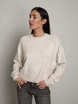 Pullover cuciture esterne - Burro