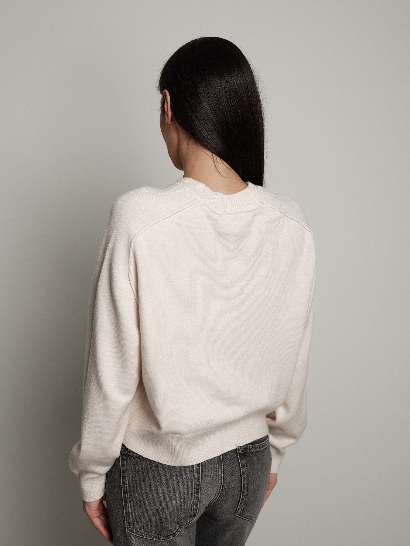 Pullover cuciture esterne - Burro