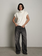 gilet dolcevita - Burro