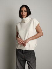 gilet dolcevita - Burro