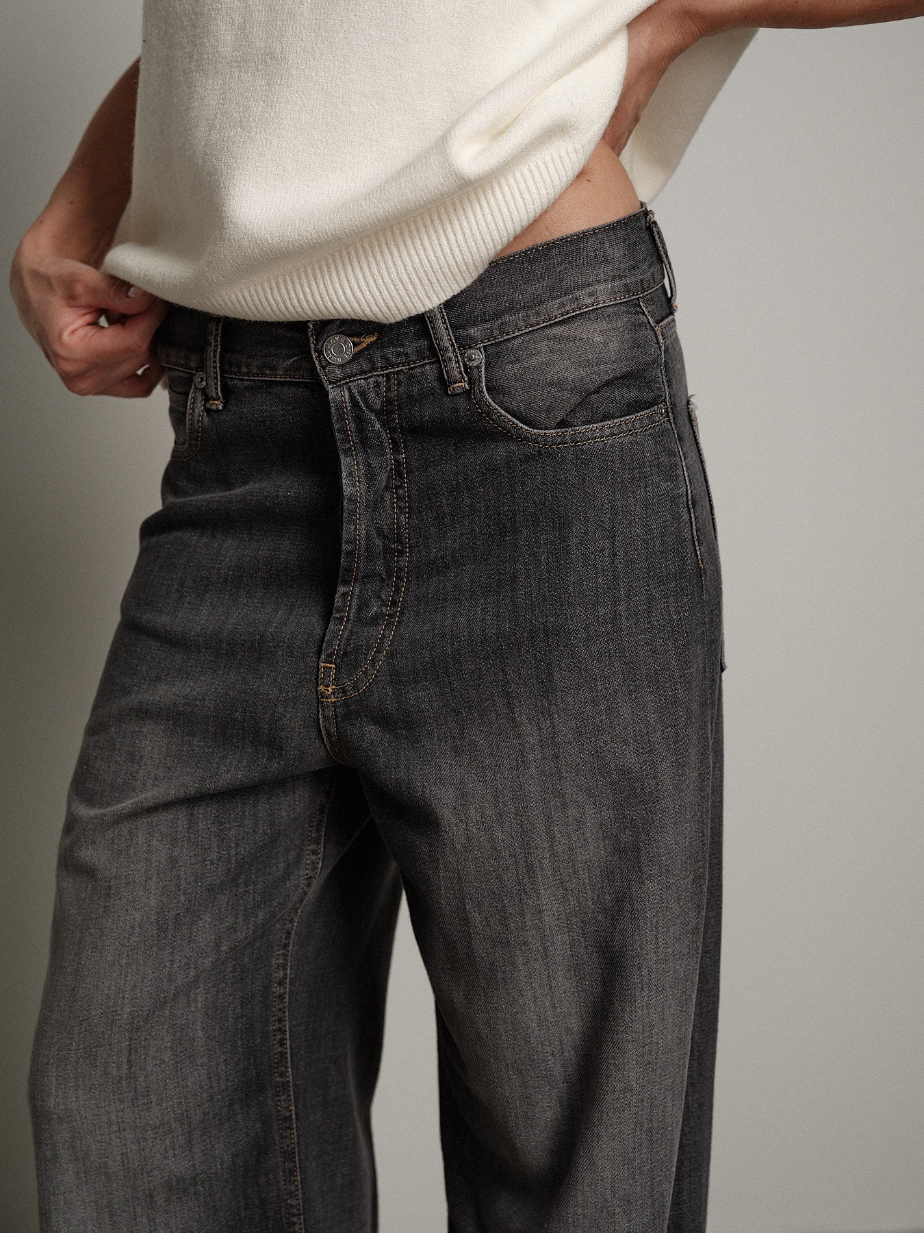 Jeans kein sabbiato - Nero